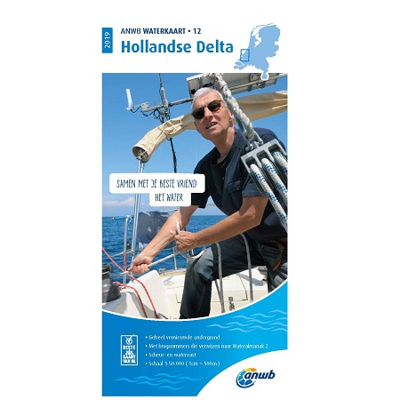 ANWB waterkaart 12 Hollandse Delta